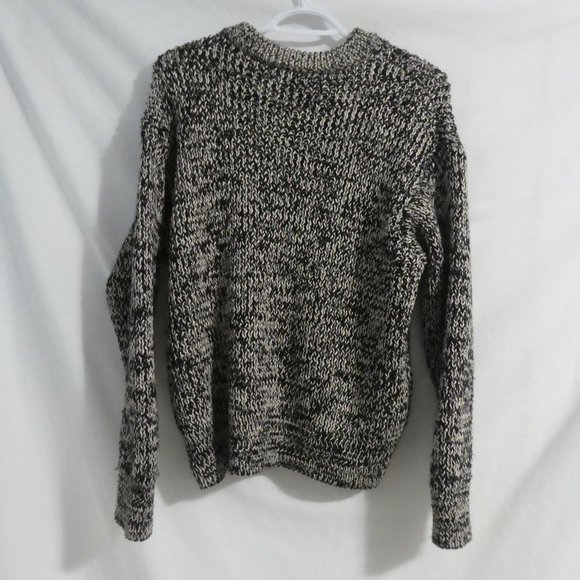 H&M | medium, m | oversized black and white knit sweater | BNWOT - Picture 2 of 16